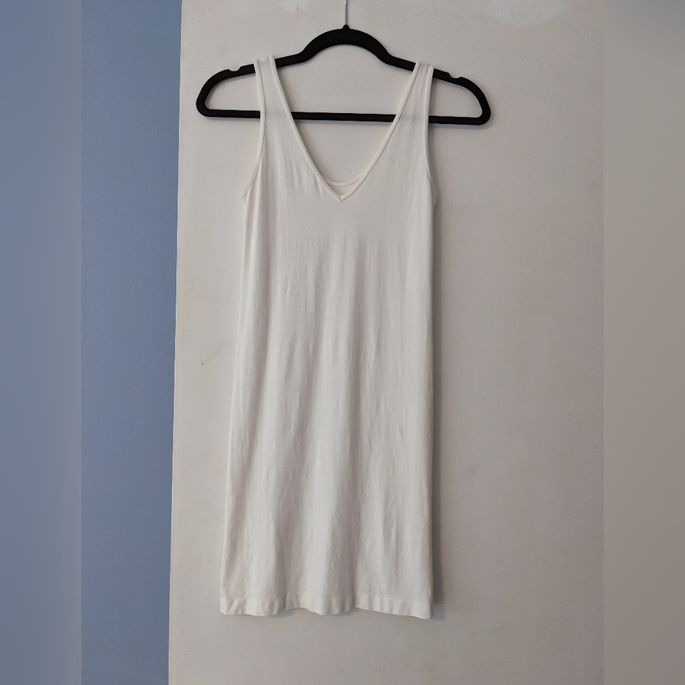 Elietian Ivory Reversible Tank Dress
